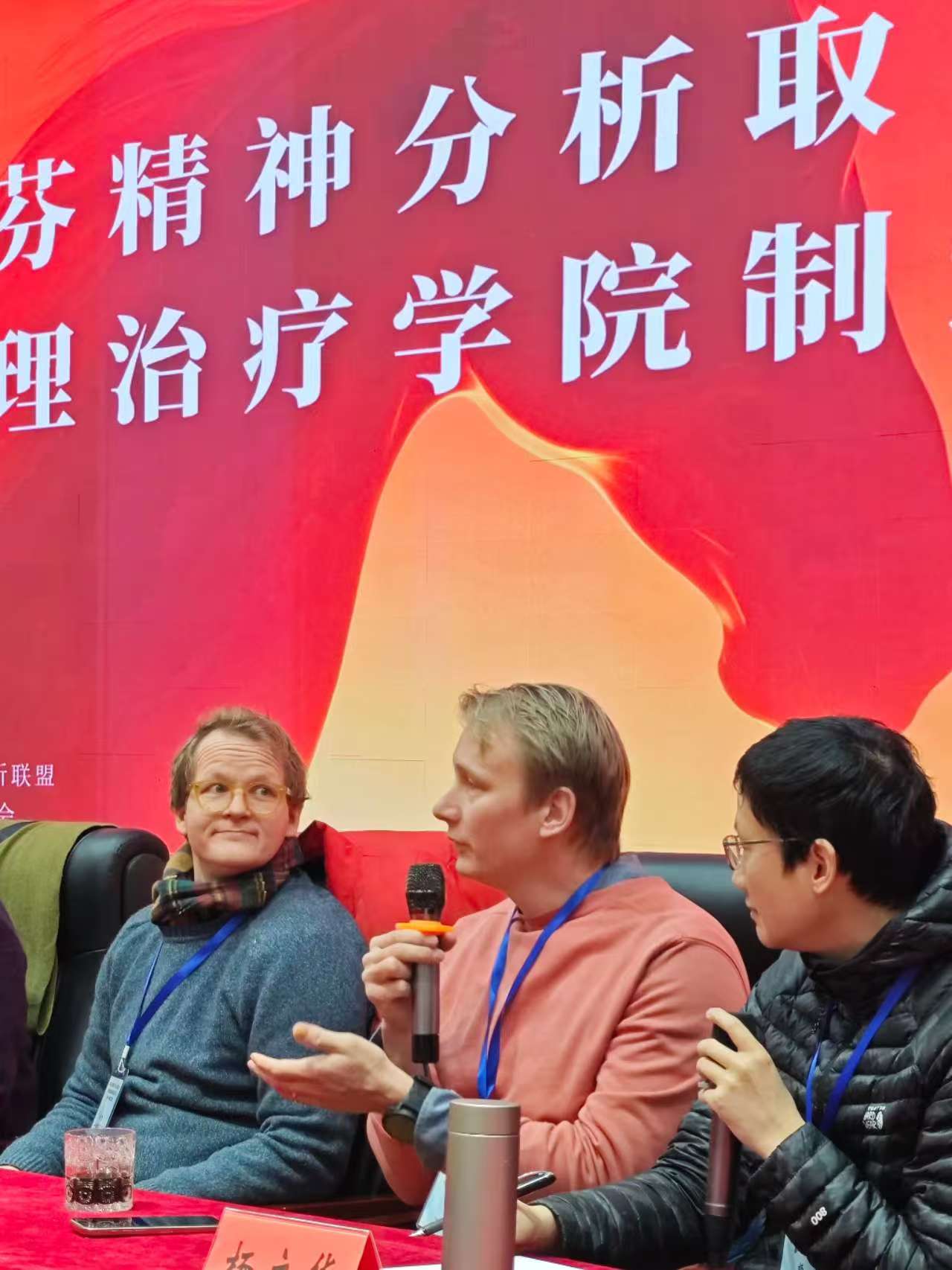 Trainers panel at the China-Finland psychotherapy training program